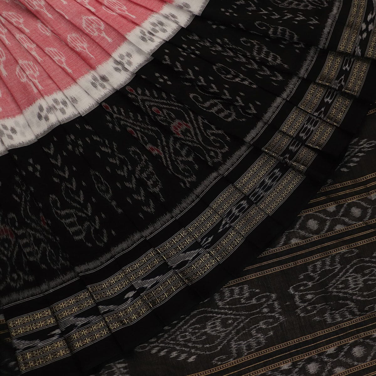 Handloom Sambalpuri Cotton Ikkat Saree Handloom Saree_Cotton Priyadarshini Handloom 