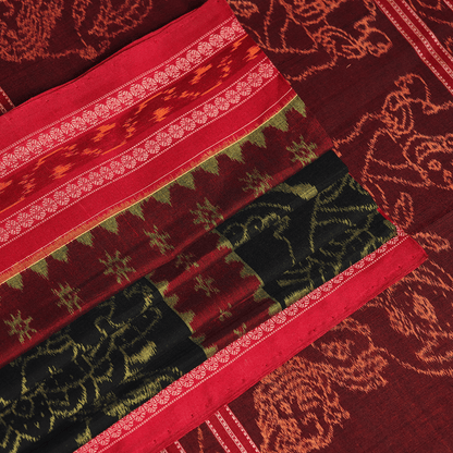 Handloom Sambalpuri Cotton Ikkat Saree Handloom Saree_Cotton Priyadarshini Handloom 