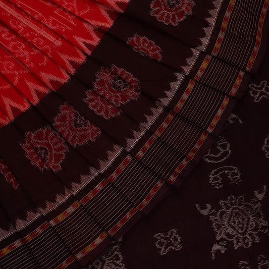 Handloom Sambalpuri Cotton Ikkat Saree Handloom Saree_Cotton Priyadarshini Handloom 