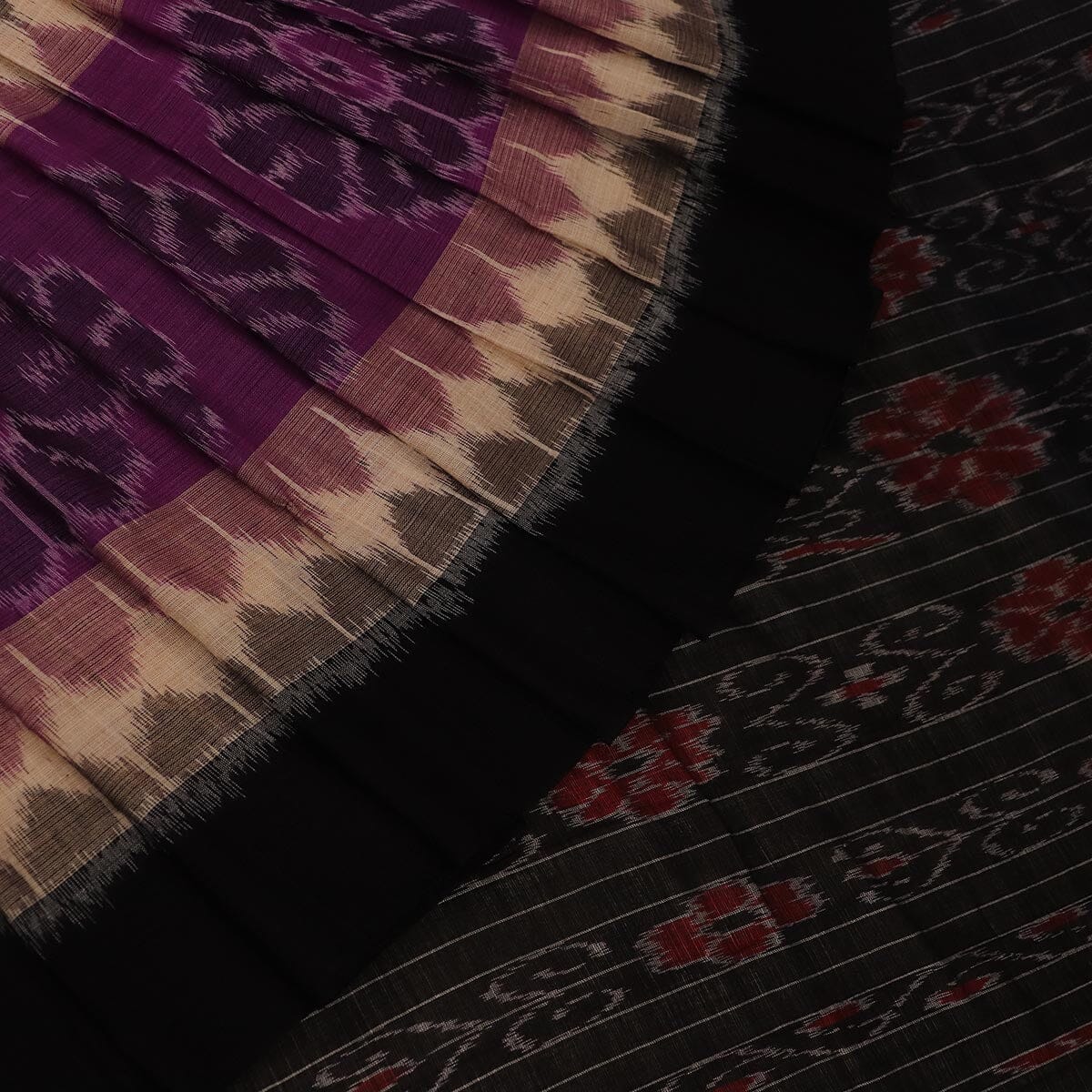 Handloom Sambalpuri Cotton Ikkat Saree Handloom Saree_Cotton Priyadarshini Handloom 