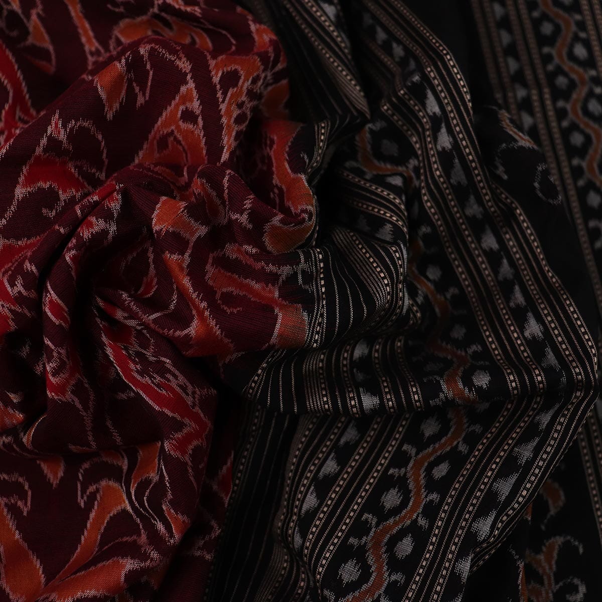 Handloom Sambalpuri Cotton Ikkat Saree Handloom Saree_Cotton Priyadarshini Handloom 