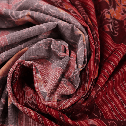 Handloom Sambalpuri Cotton Ikkat Saree Handloom Saree_Cotton Priyadarshini Handloom 