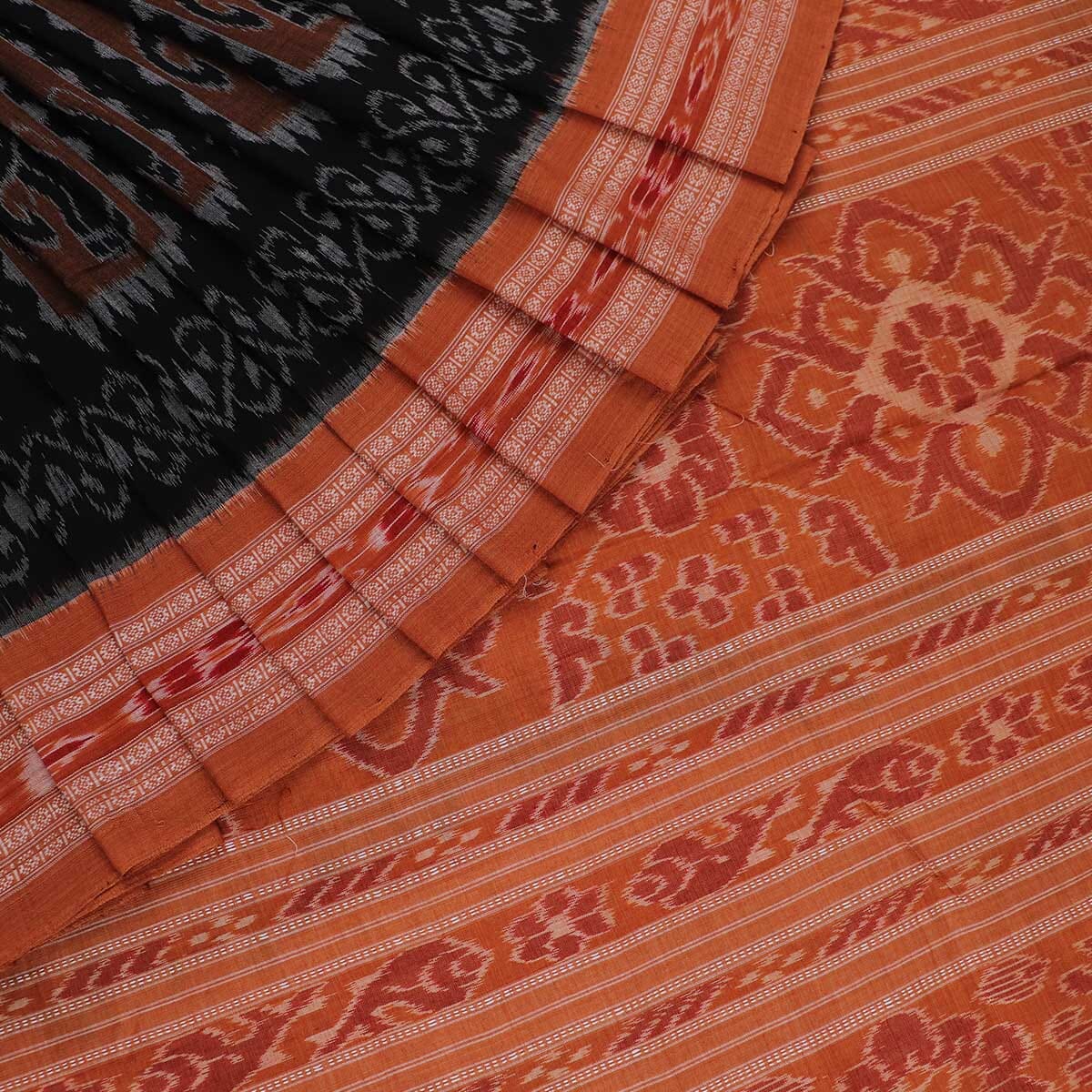 Handloom Sambalpuri Cotton Ikkat Saree Handloom Saree_Cotton Priyadarshini Handloom 