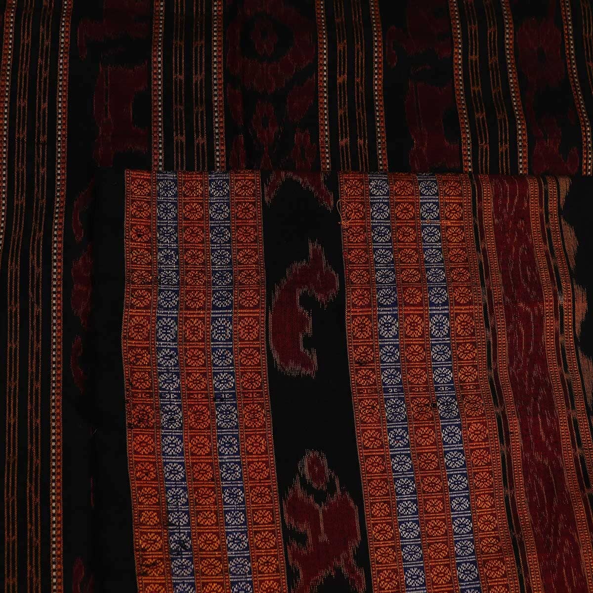 Handloom Sambalpuri Cotton Ikkat Saree Handloom Saree_Cotton Priyadarshini Handloom 