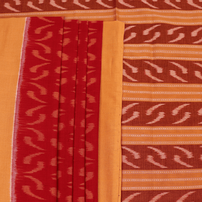 Handloom Sambalpuri Cotton Ikkat Saree Handloom Saree_Cotton Priyadarshini Handloom 