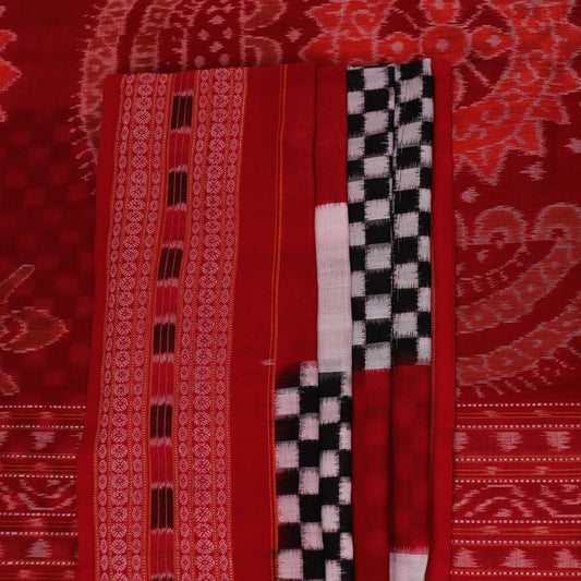 Handloom Sambalpuri Cotton Ikkat Saree Handloom Saree_Cotton Priyadarshini Handloom 