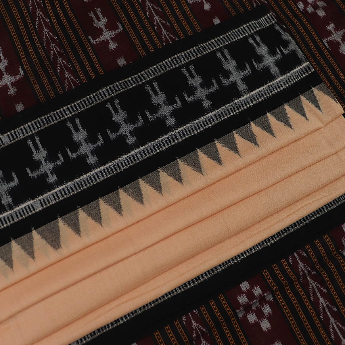 Handloom Sambalpuri Cotton Ikkat Saree Handloom Saree_Cotton Priyadarshini Handloom 
