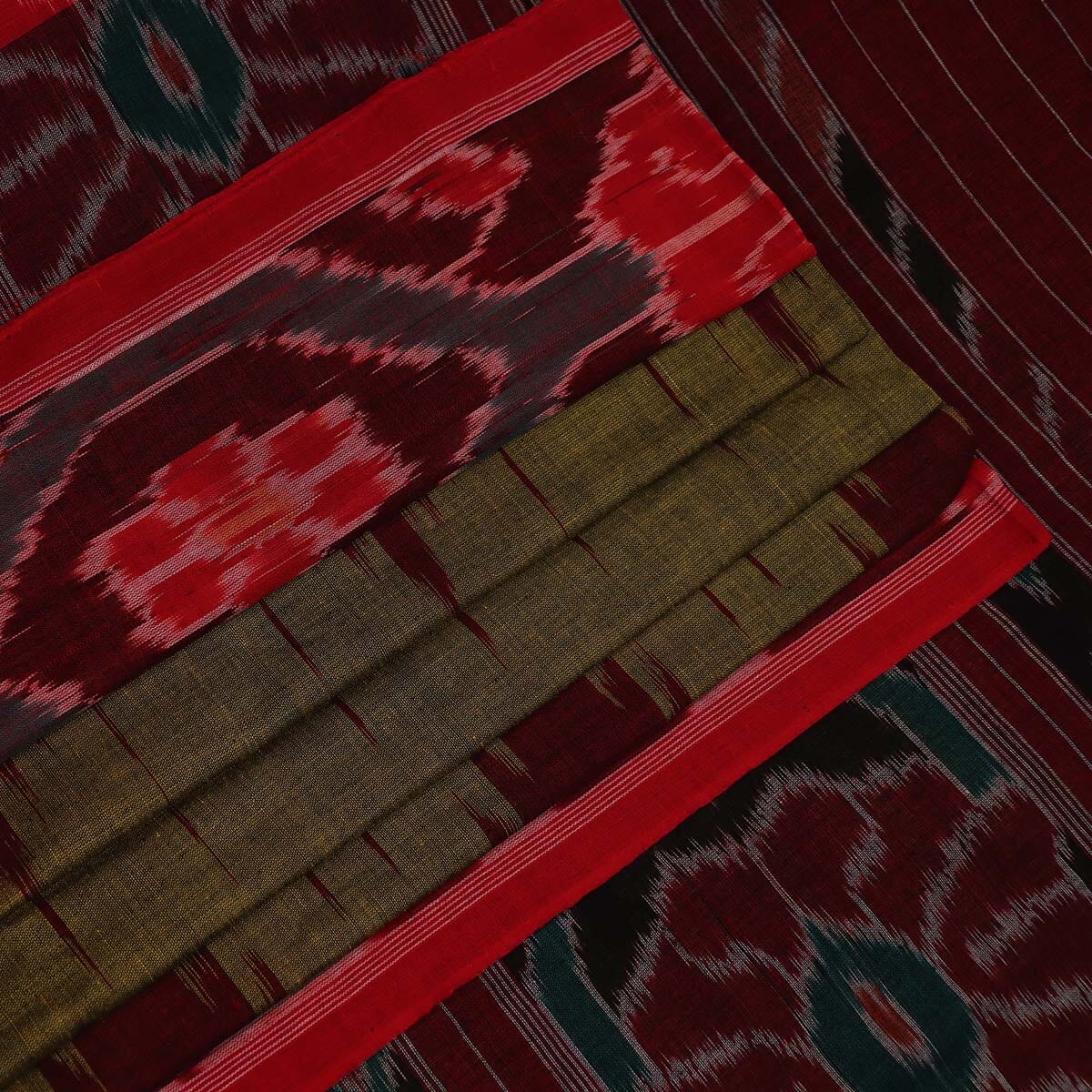 Handloom Sambalpuri Cotton Ikkat Saree Handloom Saree_Sambalpuri Cotton Priyadarshini Handloom 