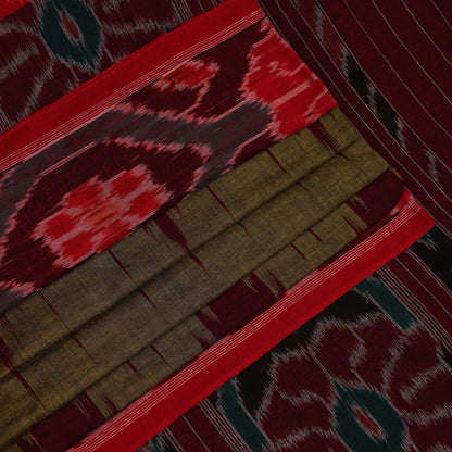 Handloom Sambalpuri Cotton Ikkat Saree Handloom Saree_Sambalpuri Cotton Priyadarshini Handloom 