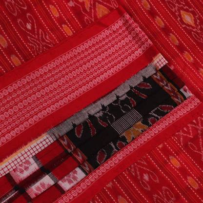 Handloom Sambalpuri Cotton Ikkat Saree Handloom Saree_Sambalpuri Cotton Priyadarshini Handloom 