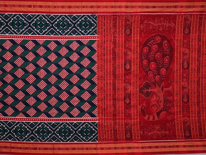 Handloom Sambalpuri Cotton Ikkat Saree Handloom Saree_Sambalpuri Cotton Priyadarshini Handloom 