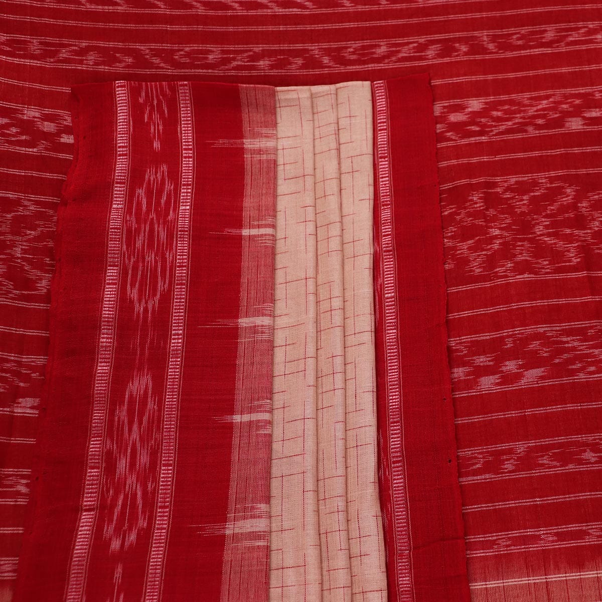 Handloom Sambalpuri Cotton Ikkat Saree Handloom Saree_Sambalpuri Cotton Priyadarshini Handloom 