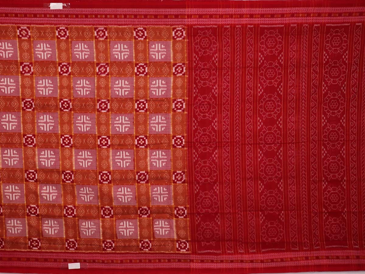 Handloom Sambalpuri Cotton Ikkat Saree Handloom Saree_Sambalpuri Cotton Priyadarshini Handloom 