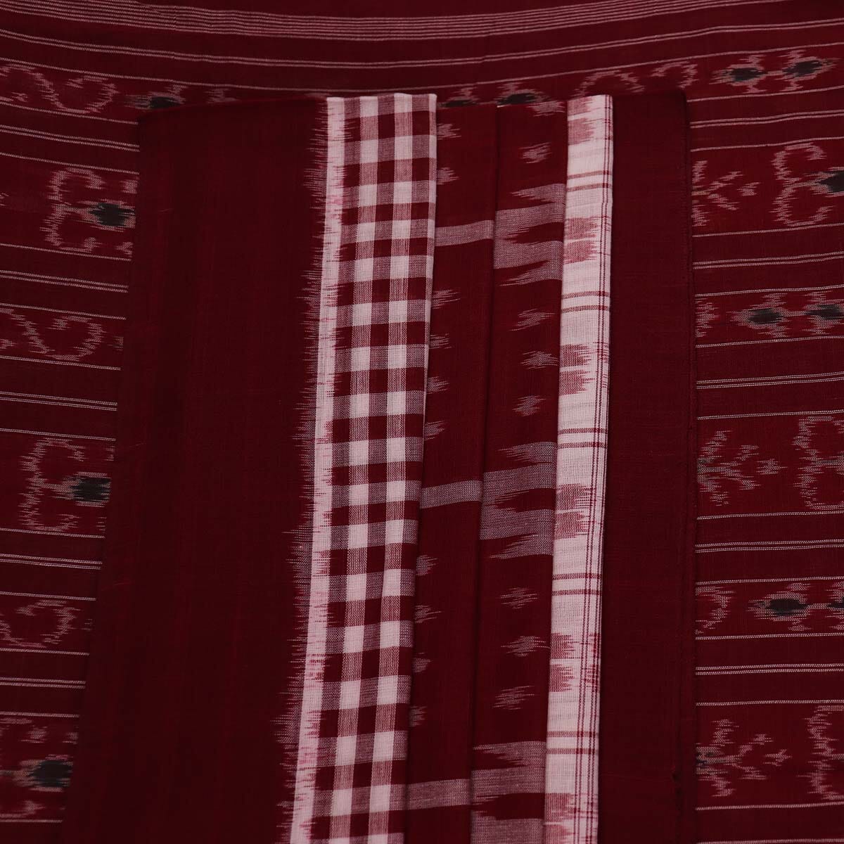 Handloom Sambalpuri Cotton Ikkat Saree Handloom Saree_Sambalpuri Cotton Priyadarshini Handloom 