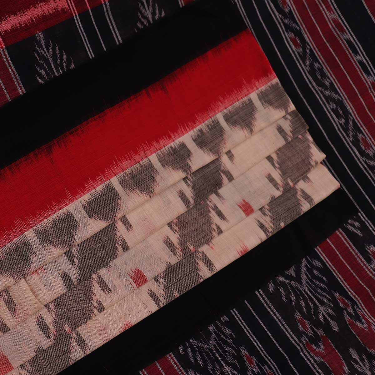 Handloom Sambalpuri Cotton Ikkat Saree Handloom Saree_Sambalpuri Cotton Priyadarshini Handloom 