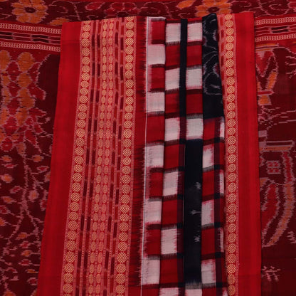 Handloom Sambalpuri Cotton Ikkat Saree Handloom Saree_Sambalpuri Cotton Priyadarshini Handloom 