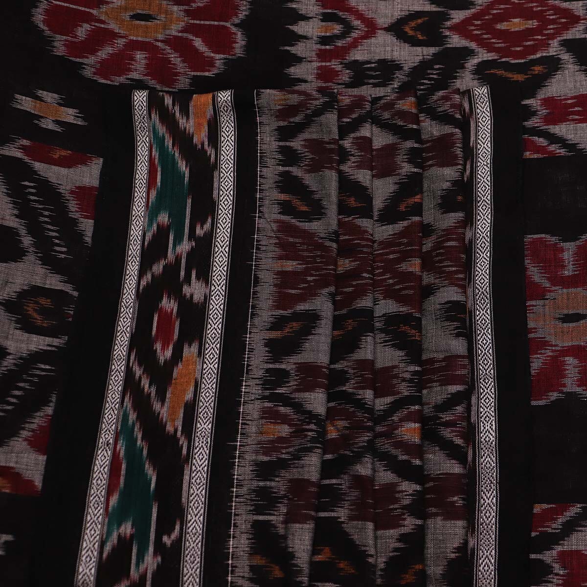 Handloom Sambalpuri Cotton Ikkat Saree Handloom Saree_Sambalpuri Cotton Priyadarshini Handloom 