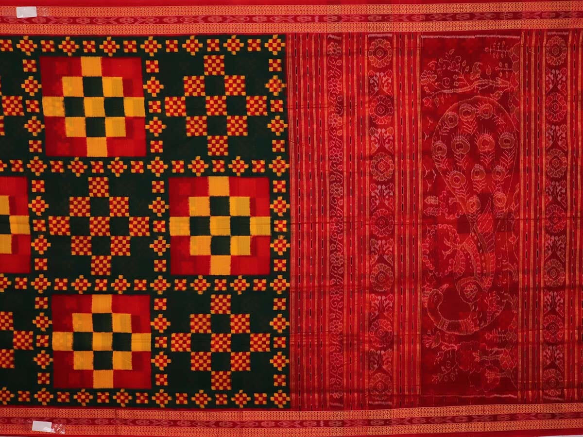 Handloom Sambalpuri Cotton Ikkat Saree Handloom Saree_Sambalpuri Cotton Priyadarshini Handloom 