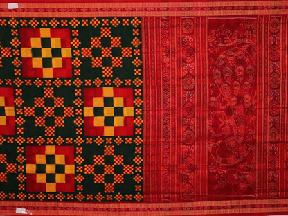 Handloom Sambalpuri Cotton Ikkat Saree Handloom Saree_Sambalpuri Cotton Priyadarshini Handloom 
