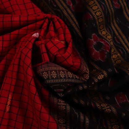 Handloom Sambalpuri Cotton Ikkat Saree Handloom Saree_Sambalpuri Cotton Priyadarshini Handloom 