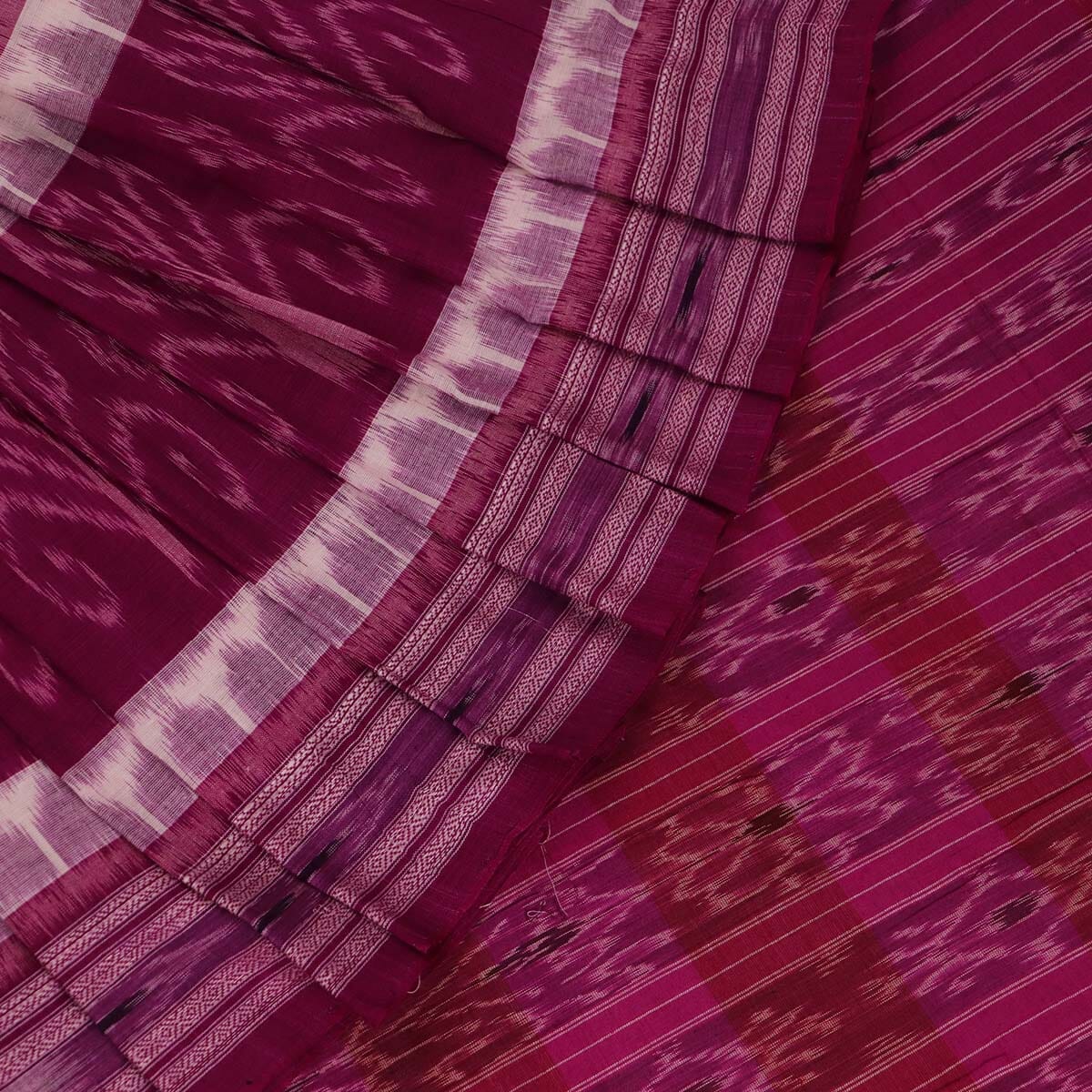 Handloom Sambalpuri Cotton Ikkat Saree Handloom Saree_Sambalpuri Cotton Priyadarshini Handloom 