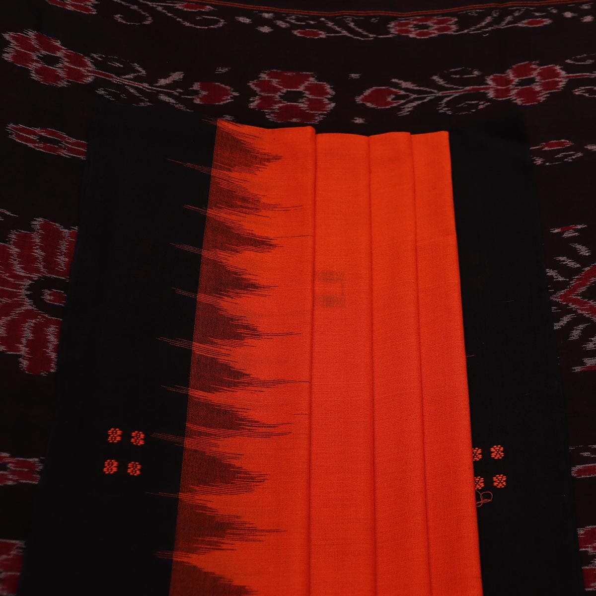Handloom Sambalpuri Cotton Ikkat Saree Handloom Saree_Sambalpuri Cotton Priyadarshini Handloom 