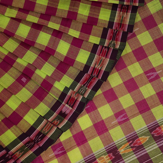 Handloom Sambalpuri Cotton Ikkat Saree Handloom Saree_Sambalpuri Cotton Priyadarshini Handloom 