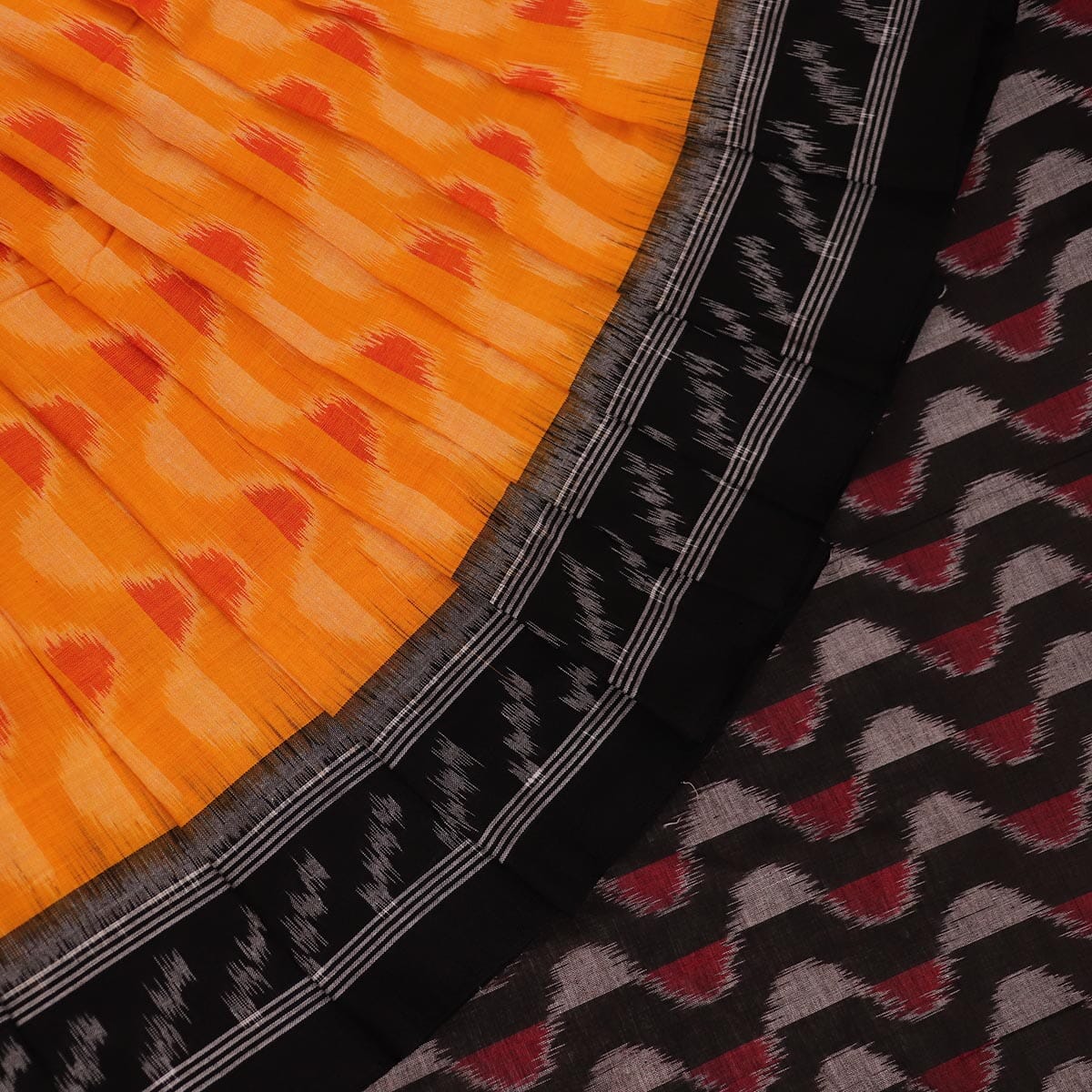 Handloom Sambalpuri Cotton Ikkat Saree Handloom Saree_Sambalpuri Cotton Priyadarshini Handloom 
