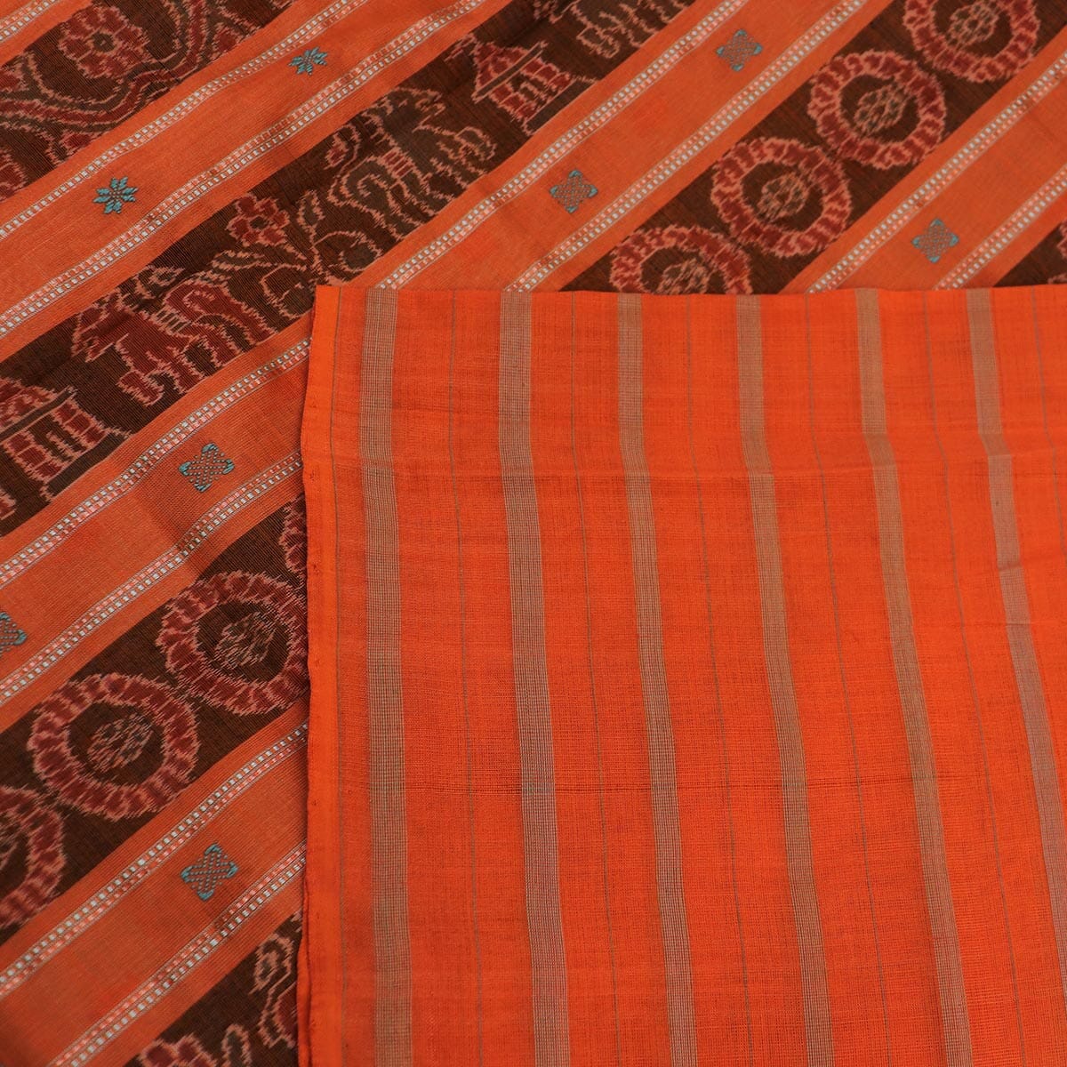 Handloom Sambalpuri Cotton Ikkat Saree Handloom Saree_Sambalpuri Cotton Priyadarshini Handloom 