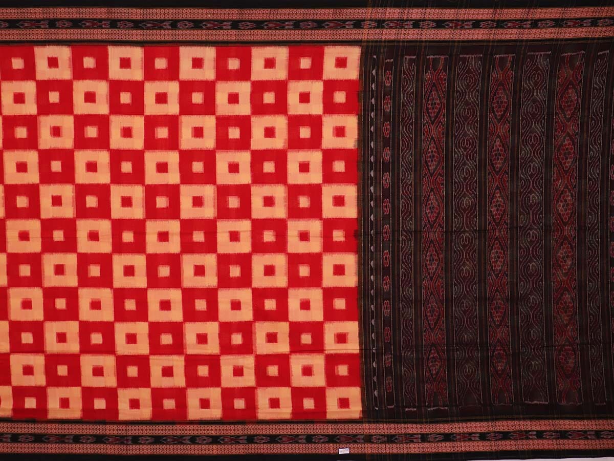 Handloom Sambalpuri Cotton Ikkat Saree Handloom Saree_Sambalpuri Cotton Priyadarshini Handloom 