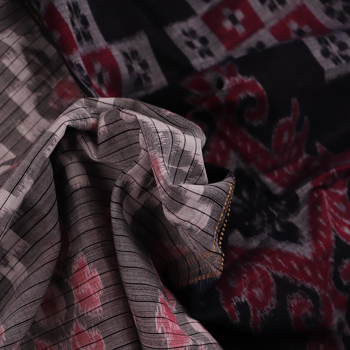 Handloom Sambalpuri Cotton Ikkat Saree Handloom Saree_Sambalpuri Cotton Priyadarshini Handloom 