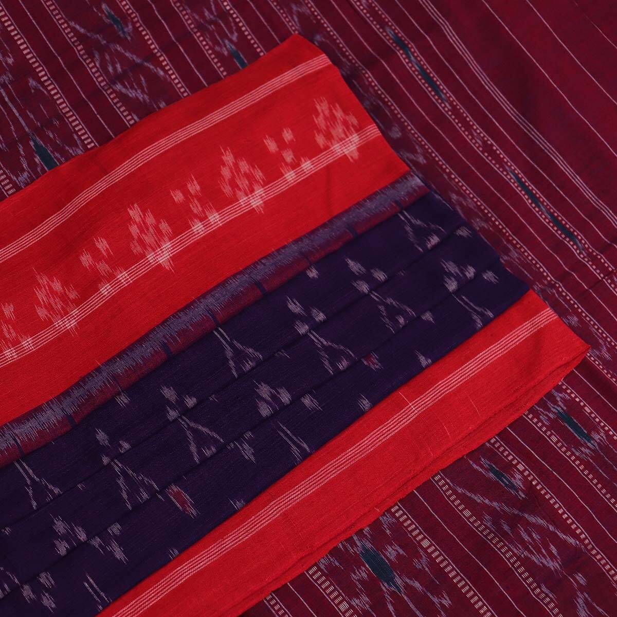 Handloom Sambalpuri Cotton Ikkat Saree Handloom Saree_Sambalpuri Cotton Priyadarshini Handloom 