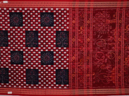 Handloom Sambalpuri Cotton Ikkat Saree Handloom Saree_Sambalpuri Cotton Priyadarshini Handloom 