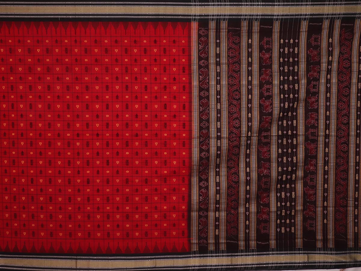 Handloom Sambalpuri Cotton Ikkat Saree Handloom Saree_Sambalpuri Cotton Priyadarshini Handloom 