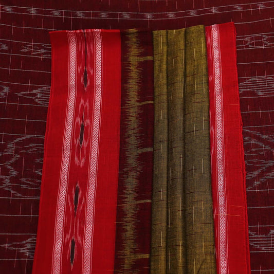 Handloom Sambalpuri Cotton Ikkat Saree Handloom Saree_Sambalpuri Cotton Priyadarshini Handloom 