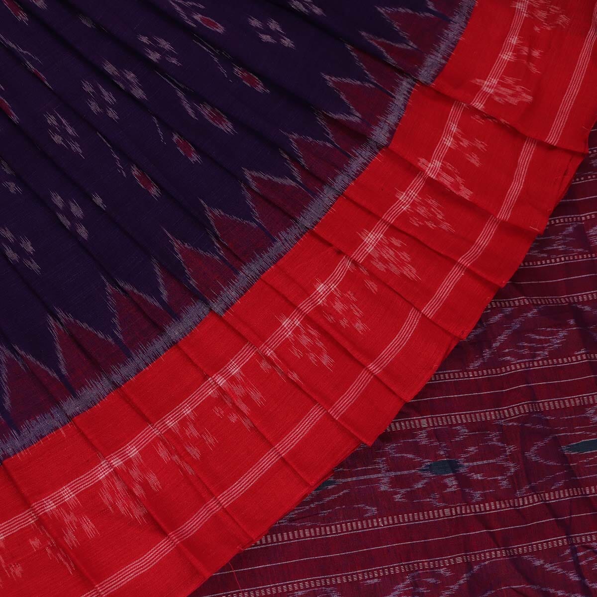 Handloom Sambalpuri Cotton Ikkat Saree Handloom Saree_Sambalpuri Cotton Priyadarshini Handloom 