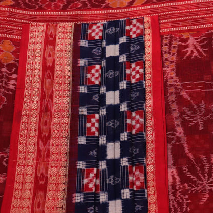 Handloom Sambalpuri Cotton Ikkat Saree Handloom Saree_Sambalpuri Cotton Priyadarshini Handloom 
