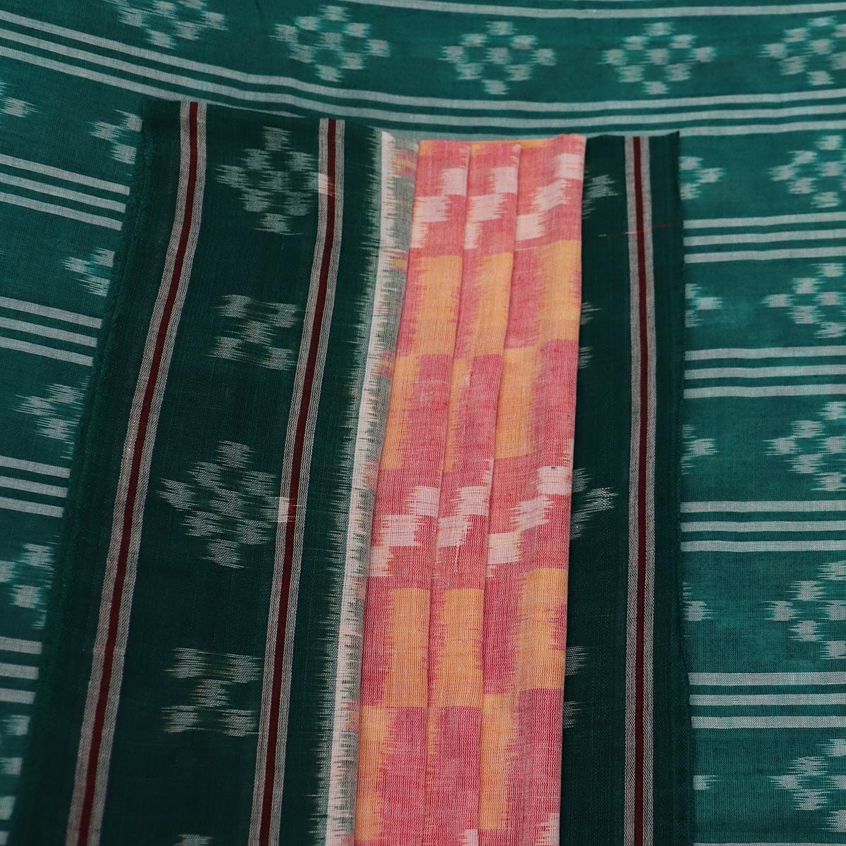 Handloom Sambalpuri Cotton Ikkat Saree Handloom Saree_Sambalpuri Cotton Priyadarshini Handloom 