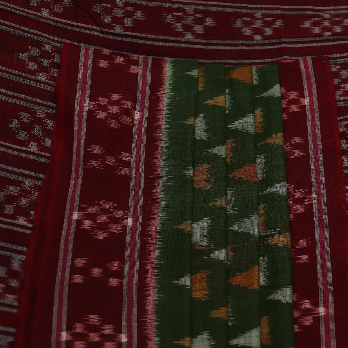 Handloom Sambalpuri Cotton Ikkat Saree Handloom Saree_Sambalpuri Cotton Priyadarshini Handloom 
