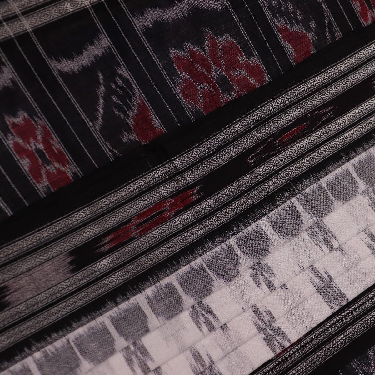 Handloom Sambalpuri Cotton Ikkat Saree Handloom Saree_Sambalpuri Cotton Priyadarshini Handloom 