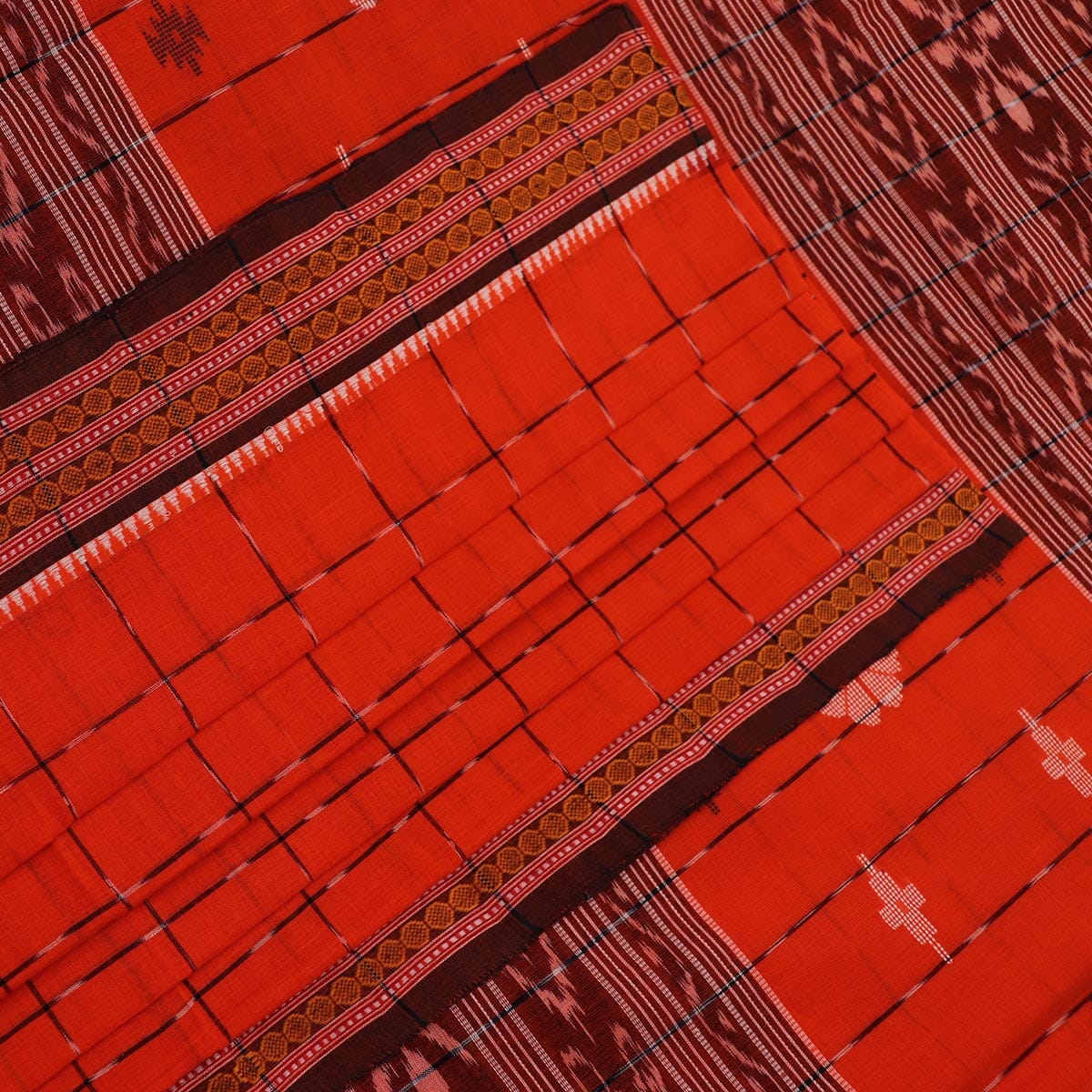 Handloom Sambalpuri Cotton Ikkat Saree Handloom Saree_Sambalpuri Cotton Priyadarshini Handloom 