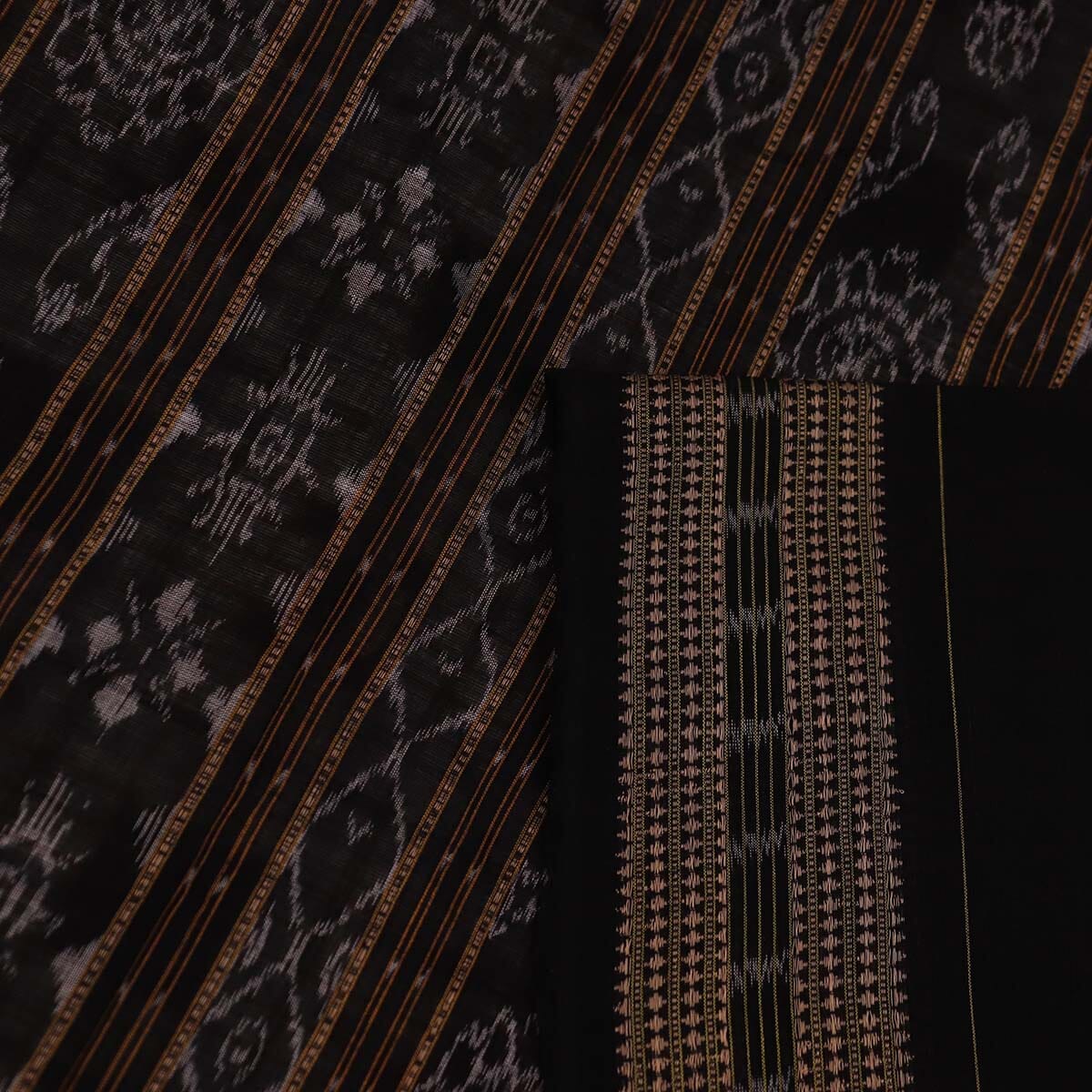Handloom Sambalpuri Cotton Ikkat Saree Handloom Saree_Sambalpuri Cotton Priyadarshini Handloom 