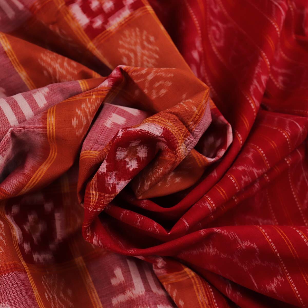 Handloom Sambalpuri Cotton Ikkat Saree Handloom Saree_Sambalpuri Cotton Priyadarshini Handloom 