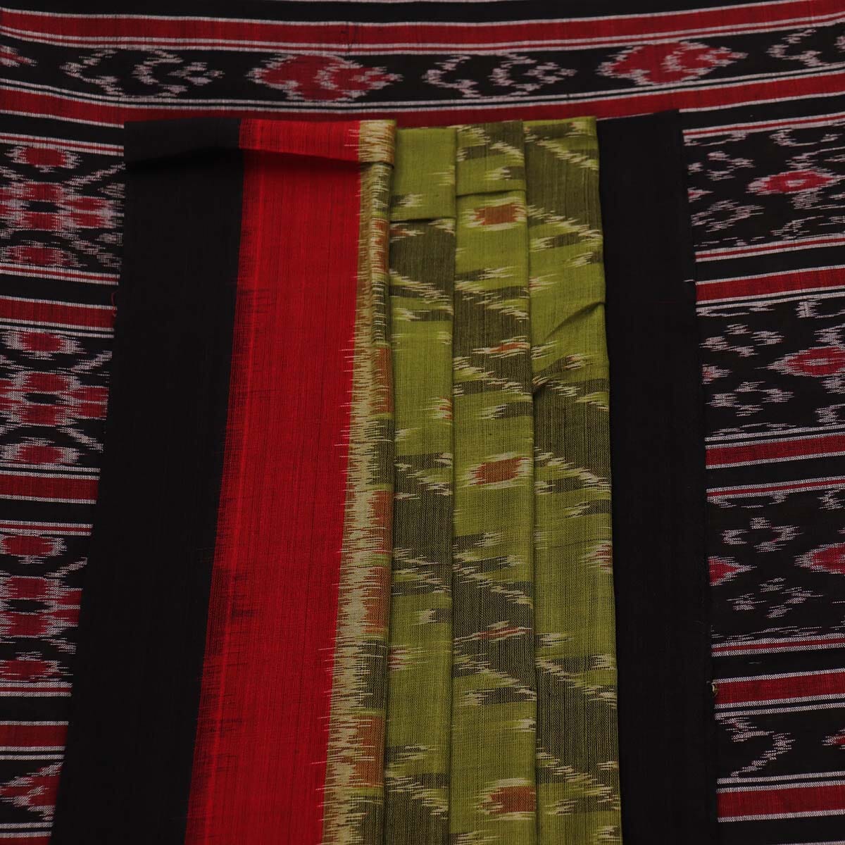 Handloom Sambalpuri Cotton Ikkat Saree Handloom Saree_Sambalpuri Cotton Priyadarshini Handloom 