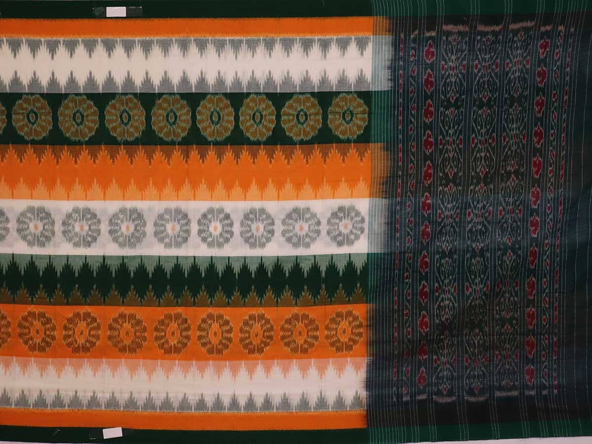 Handloom Sambalpuri Cotton Ikkat Saree Handloom Saree_Sambalpuri Cotton Priyadarshini Handloom 