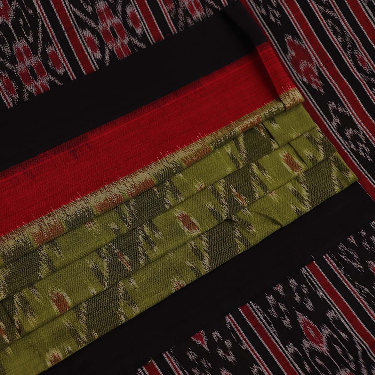 Handloom Sambalpuri Cotton Ikkat Saree Handloom Saree_Sambalpuri Cotton Priyadarshini Handloom 