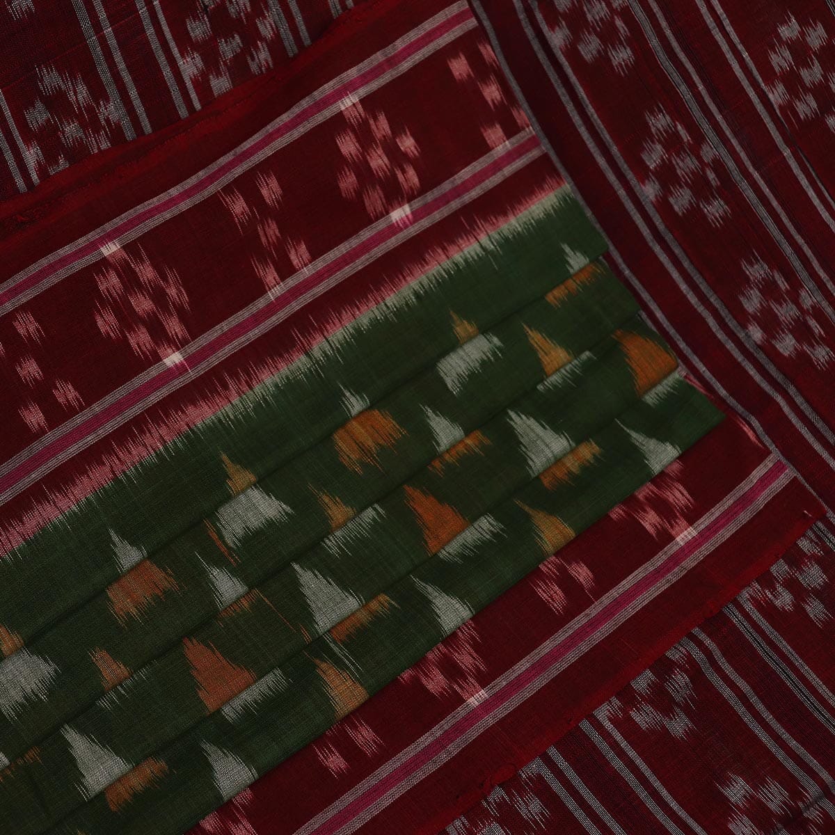 Handloom Sambalpuri Cotton Ikkat Saree Handloom Saree_Sambalpuri Cotton Priyadarshini Handloom 
