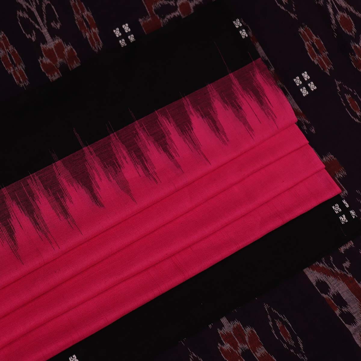 Handloom Sambalpuri Cotton Ikkat Saree Handloom Saree_Sambalpuri Cotton Priyadarshini Handloom 