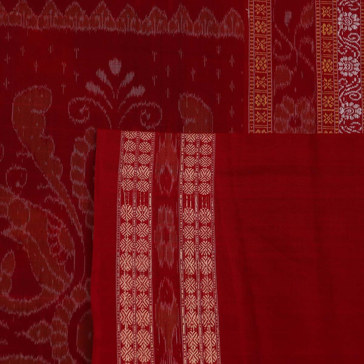 Handloom Sambalpuri Cotton Ikkat Saree Handloom Saree_Sambalpuri Cotton Priyadarshini Handloom 
