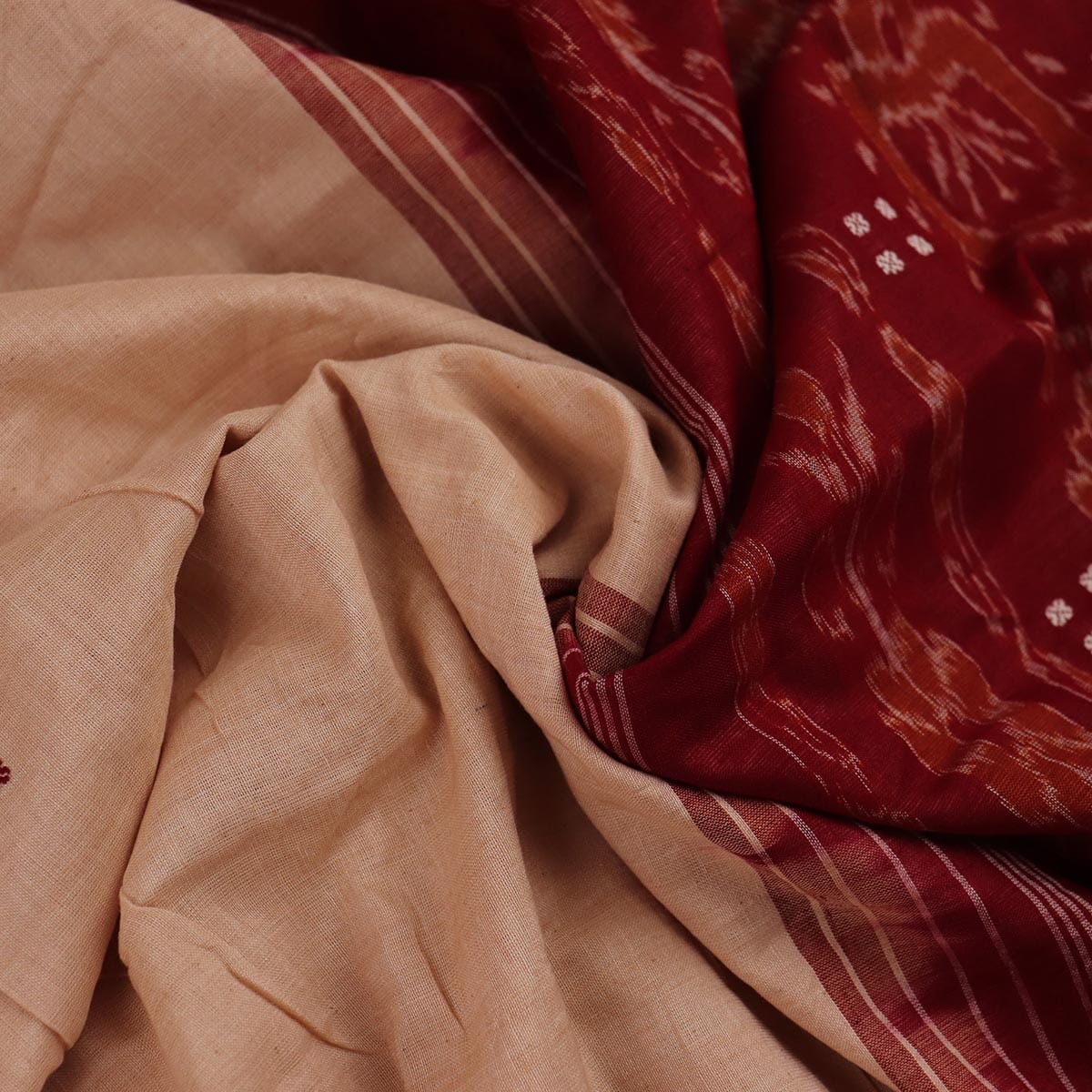 Handloom Sambalpuri Cotton Ikkat Saree Handloom Saree_Sambalpuri Cotton Priyadarshini Handloom 